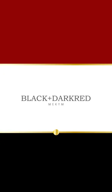 [LINE着せ替え] - BLACK+DARKRED -の画像1