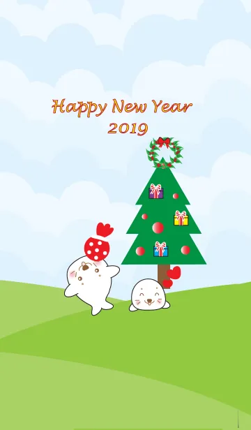 [LINE着せ替え] Happy New Year 2019 Theme (JP)の画像1