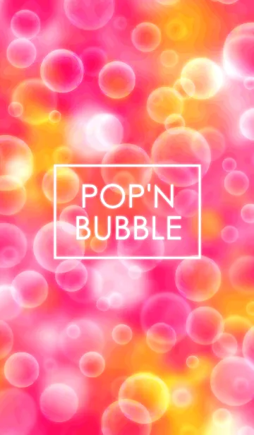 [LINE着せ替え] Pop'n bubble / colorful pinkの画像1