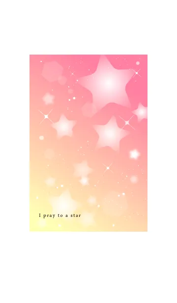[LINE着せ替え] 星に願う pinkの画像1