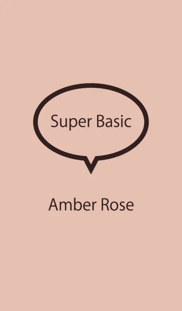 [LINE着せ替え] Super Basic Amber Roseの画像1