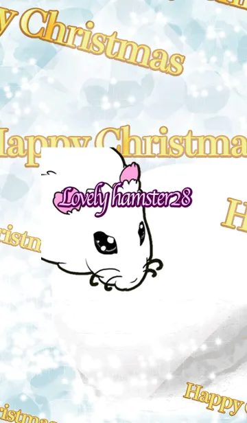[LINE着せ替え] Lovely hamster28の画像1