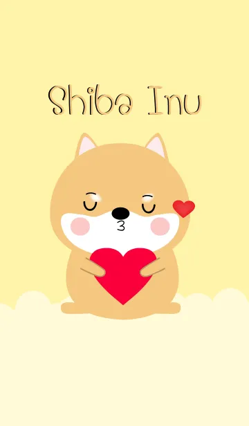[LINE着せ替え] Simple Lovely Shiba Inu (jp)の画像1