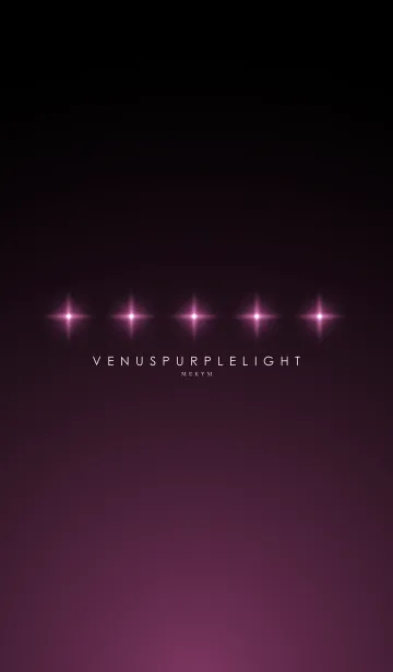 [LINE着せ替え] VENUS PURPLE STARLIGHTの画像1