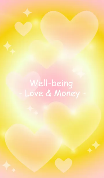 [LINE着せ替え] Well-being - Love ＆ Money -の画像1