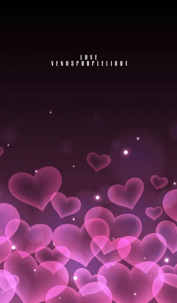 [LINE着せ替え] LOVE VENUS PURPLE HEART.の画像1