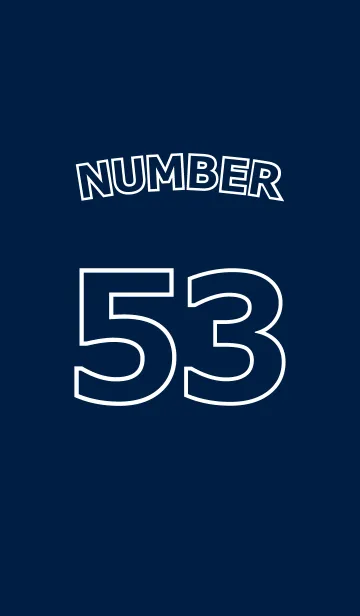 [LINE着せ替え] Number 53の画像1