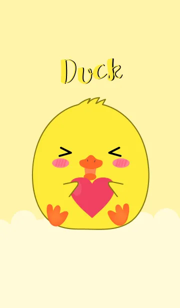 [LINE着せ替え] Simple Duck Duck Theme (jp)の画像1