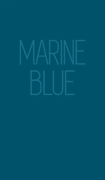 [LINE着せ替え] マリンブルー - MARINE BLUEの画像1