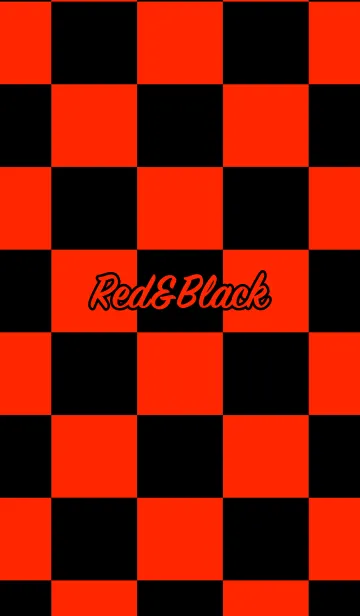 [LINE着せ替え] シンプル 赤と黒 ロゴ無し No.5の画像1