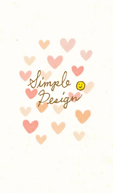 [LINE着せ替え] 大人スマイル-ハート26-の画像1