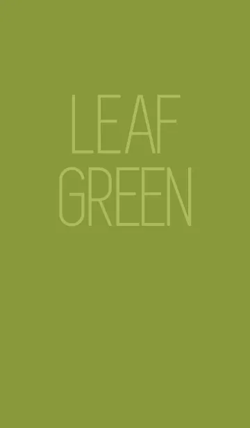 [LINE着せ替え] リーフグリーン - LEAF GREENの画像1