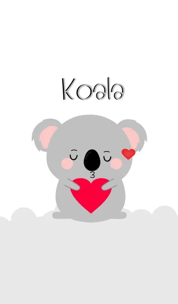 [LINE着せ替え] Simple Lovely Koala (jp)の画像1