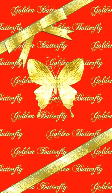 [LINE着せ替え] キラキラ♪黄金の蝶#40の画像1