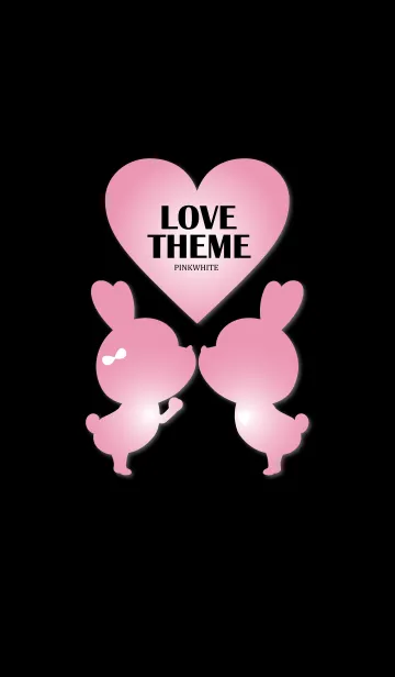 [LINE着せ替え] LOVE THEME PINKWHITE.の画像1