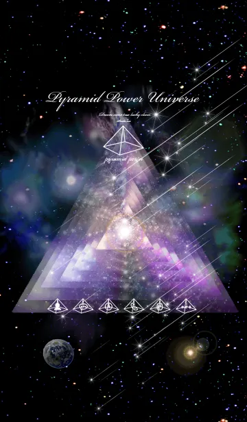 [LINE着せ替え] 幸運上昇 Pyramid Power Universeの画像1