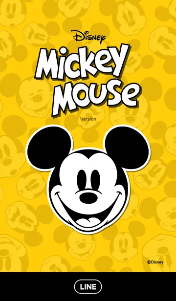 [LINE着せ替え] ミッキーマウス（フェイス）の画像1
