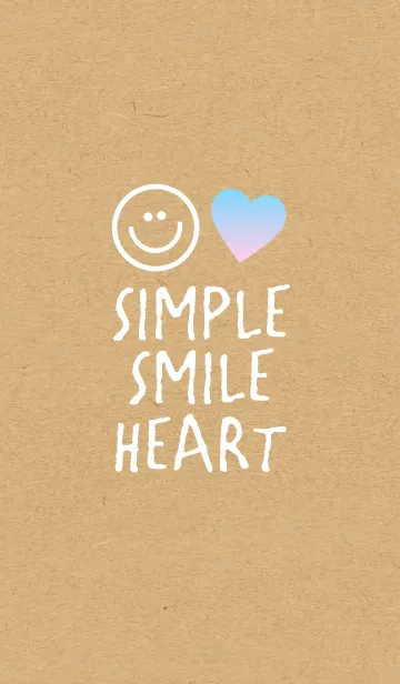 [LINE着せ替え] SIMPLE HEART SMILE 18の画像1