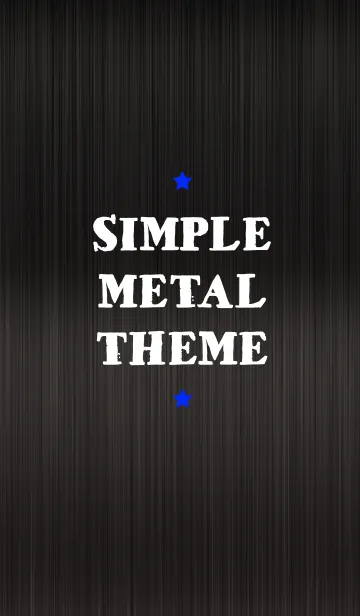 [LINE着せ替え] シンプル メタル 9の画像1