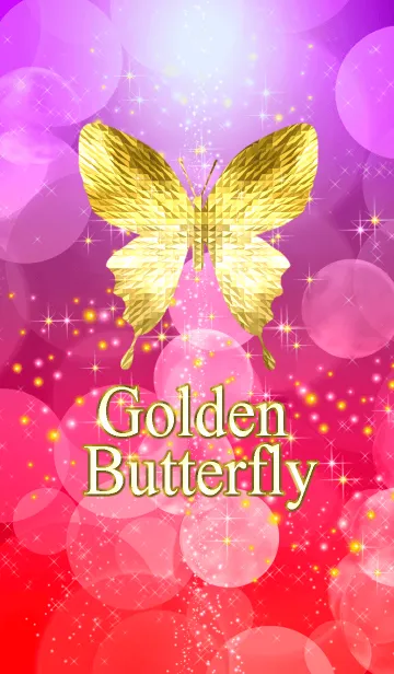 [LINE着せ替え] キラキラ♪黄金の蝶#43の画像1