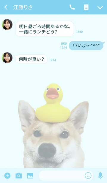 [LINE着せ替え] ちゃも着せ替え1の画像3