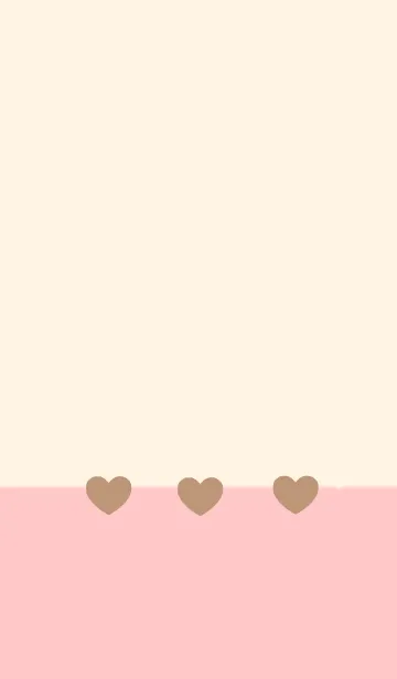 [LINE着せ替え] シンプルなハートのきせかえの画像1