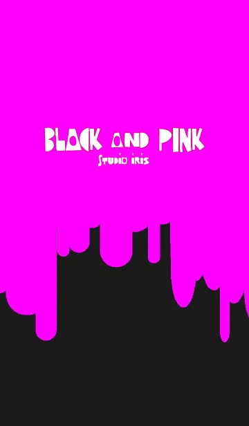 [LINE着せ替え] BLACK AND PINKの画像1