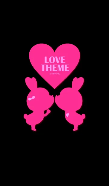 [LINE着せ替え] LOVE THEME VIVIDPINK.の画像1