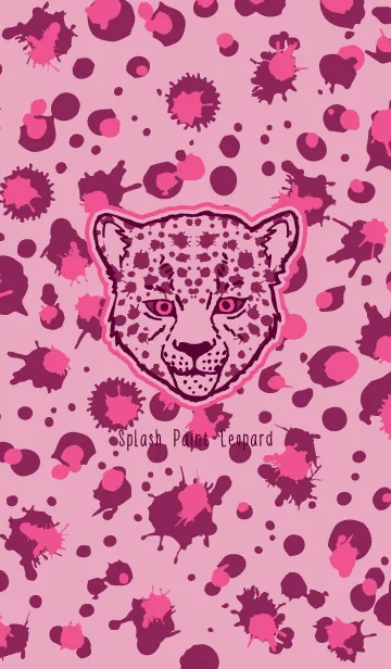 [LINE着せ替え] スプラッシュ・ペイント・ヒョウ 3の画像1