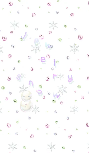 [LINE着せ替え] Jewely snowの画像1
