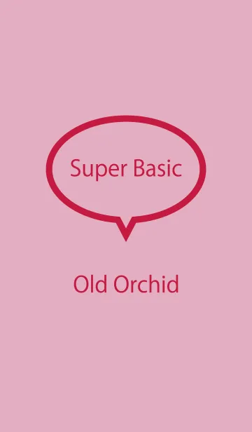 [LINE着せ替え] Super Basic Old Orchidの画像1