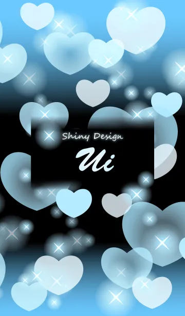 [LINE着せ替え] うい❤️の着せかえ❤️水色ハートの画像1