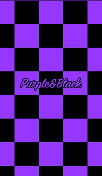[LINE着せ替え] シンプル 紫と黒 ロゴ無し No.5の画像1