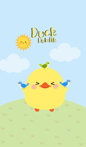 [LINE着せ替え] Cute Duck Duk Dik Theme 2 (jp)の画像1
