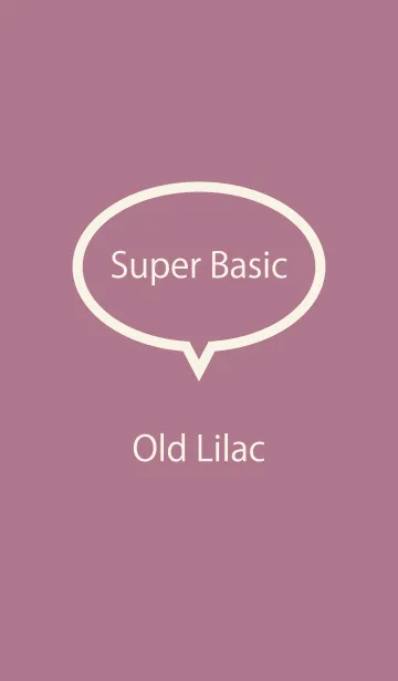 [LINE着せ替え] Super Basic Old Lilacの画像1