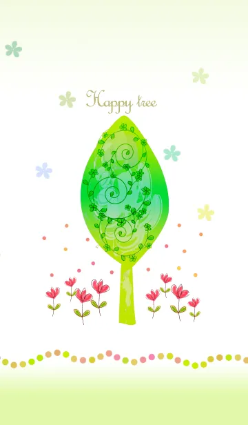 [LINE着せ替え] Happy tree*の画像1