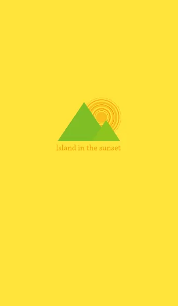 [LINE着せ替え] Island in the sunsetの画像1