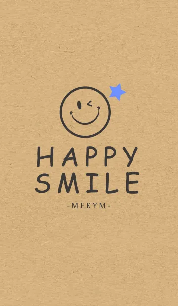 [LINE着せ替え] HAPPY SMILE KRAFT 7 -STAR-の画像1