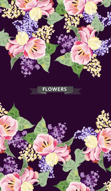 [LINE着せ替え] AHNs new FLOWERS 013の画像1
