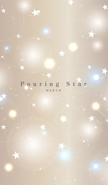 [LINE着せ替え] Pouring Star -MEKYM-の画像1