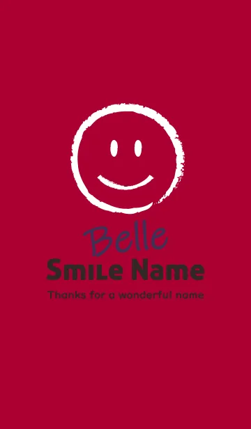[LINE着せ替え] Smile Name Belleの画像1