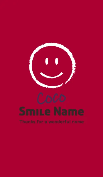 [LINE着せ替え] Smile Name Cocoの画像1
