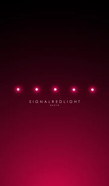 [LINE着せ替え] SIGNALRED LIGHT -MEKYM-の画像1