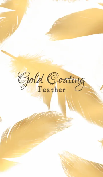 [LINE着せ替え] Gold Coating -Feather-の画像1