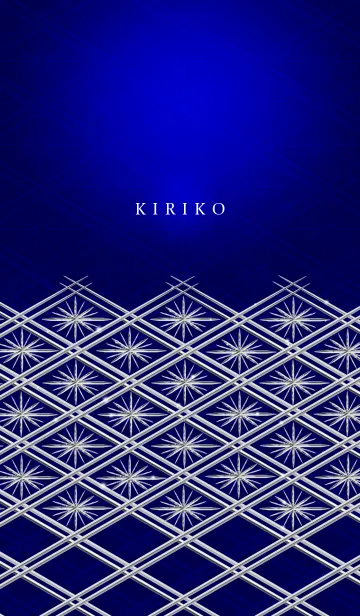[LINE着せ替え] KIRIKO #blueの画像1