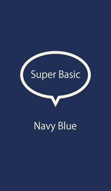 [LINE着せ替え] Super Basic Navy Blueの画像1
