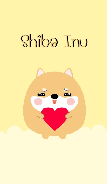 [LINE着せ替え] Simple Lovely Fat Shiba Inu (jp)の画像1