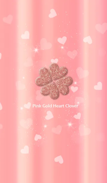 [LINE着せ替え] 幸運を呼ぶ女子力UPのピンクのクローバーの画像1