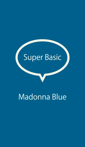 [LINE着せ替え] Super Basic Madonna Blueの画像1