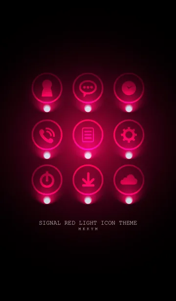 [LINE着せ替え] SIGNAL RED LIGHT ICON THEME 2の画像1